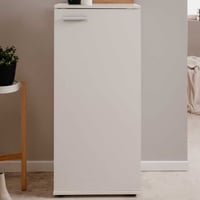 Schoenenkast Satine - 50x34x110cm - 1 deur - wit