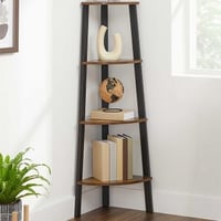 Hoekrek Sutton | 34 x 34 x 125 cm | Roestbruin design