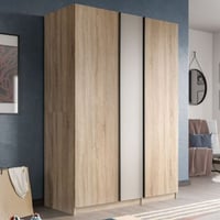 Kledingkast Oakland - 130x183x53 cm - 3 deuren - Sonoma eik