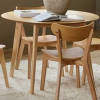 Eettafel Roxby Ø105 cm - eik