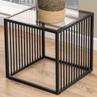 Bijzettafel Strington - zwart