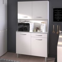 Buffetkast Easy 101cm, 4 deuren & 1 lade - wit 