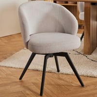 Eetkamerstoel Darlene - draaibaar - beige