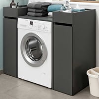 Wasmachine ombouwkast Free Xonox - Anthraciet - 124x101x60 cm