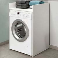 Wasmachinekast Free Xonox - Wit Imitatie - 60x101x60 cm