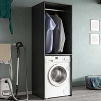 Wasmachinekast Free Xonox - Anthraciet - 66x195x60 cm