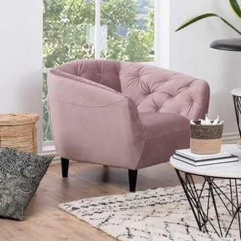 Fauteuil Isiah - roze 
