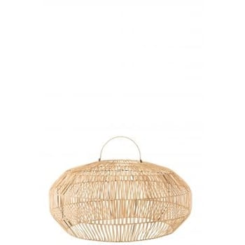 Lampkap rotan naturel medium