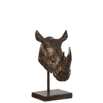 Neushoorn poly bruin
