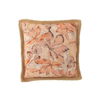 Kussen garden polyester beige/groen