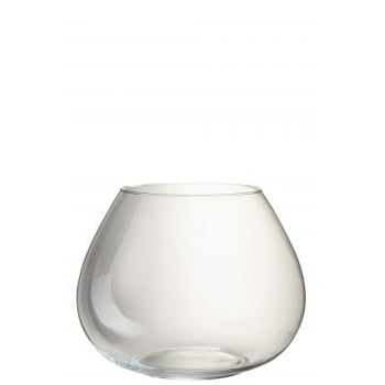 Vaas fie glas transparant large