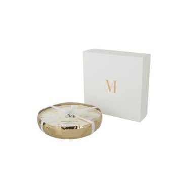 Geurkaars livia metaal goud large