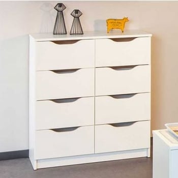Ladekast Westphalen 8 laden - wit