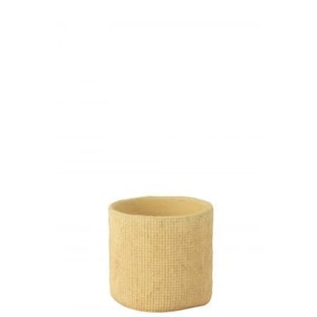 Bloempot sunny cement beige small