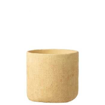 Bloempot sunny cement beige large