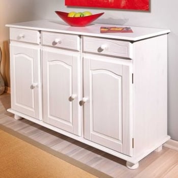 Dressoir Abaco (3 deuren) - wit