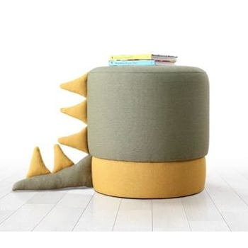 Fluffe Poef | 50% Katoen/Velours | Poten met PVC-coating | 35 DNS Orthopedische Spons