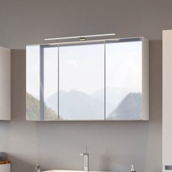 Spiegelkast Pisca 100cm 3 deuren - wit 