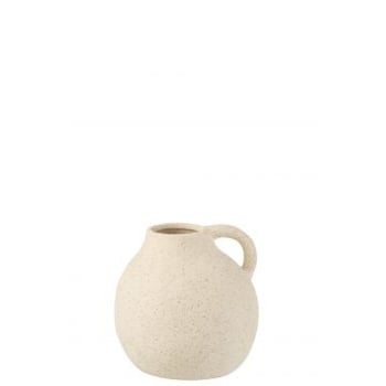 Vaas kruik keramiek beige small