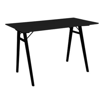 Vojens Zwart Bureau - 120x60x75 cm | MDF, Rubberwood.