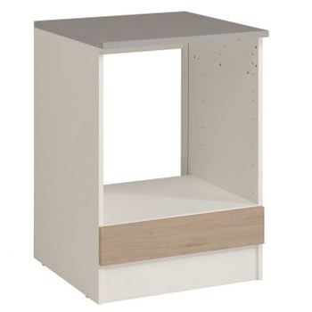 Onderkast Eko 60 cm voor oven en kookplaat - eik