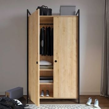 Garderobekast Woody Fashion | 100 x 40 x 180 cm | Oak-design