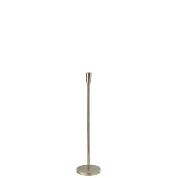 Kandelaar metaal zilver medium