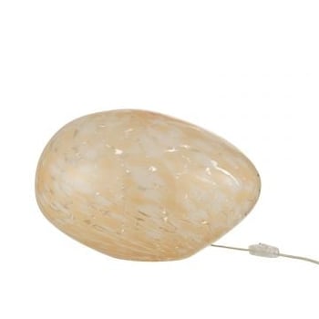 Lamp melissa ovaal glas beige