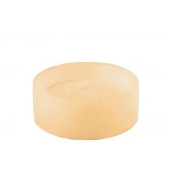 Drijfkaars cilinder beige-15u