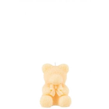 Kaars teddy beer licht geel small-8u