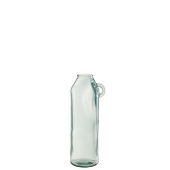 Vaas handvat cilinder gerecycleerd glas large