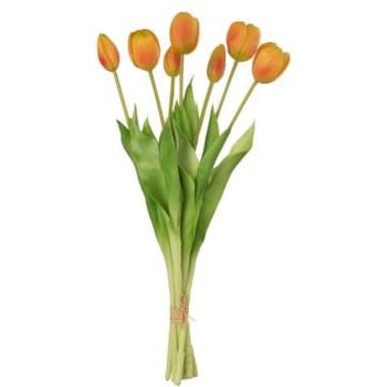 Boeket tulpen 7stuks pu oranje large