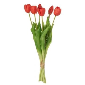 Boeket tulpen 7stuks pu koraal roze large