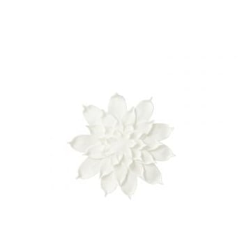 Bloem muur hanger eva wit small