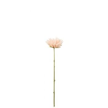 Chrysant mini plastiek licht roze