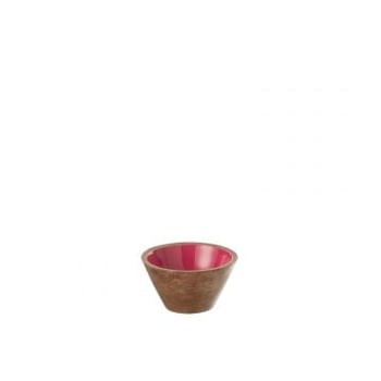 Bowl kos wood fuschia small