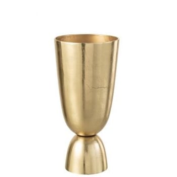 Vaas thor aluminium goud small