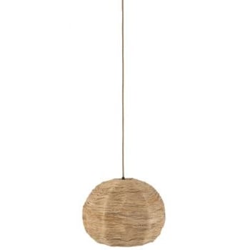 Hanglamp bol bananenbladeren naturel medium