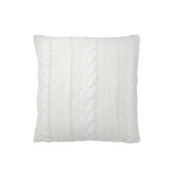 Kussen twist polyester wit