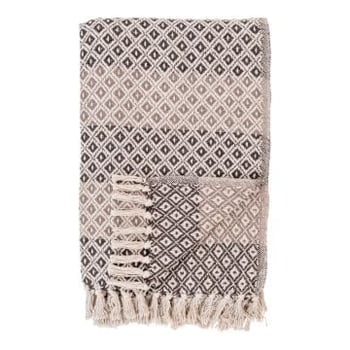 Alanya Plaid - Bruin/Beige/Wit | 130x180 cm