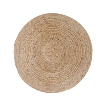 Natuurlijk Gevlochten Jute Bombay Vloerkleed - 120cm.