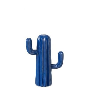 Cactus polyresine blauw small