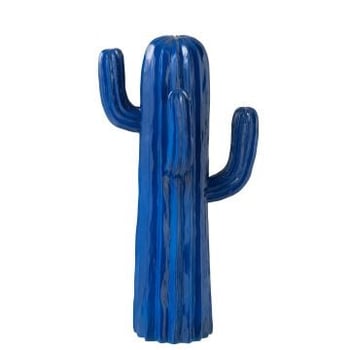 Cactus polyresine blauw large