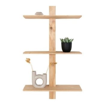 Wandplank Almelo - Natuurlijk hout, 3 Planken.