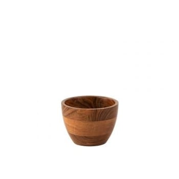 Kom kota acacia hout donker naturel small
