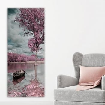 Erin Decoratief Canvas Schilderij | 100 anvas, 3cm Houten Kader, 50x120, Veelkleurig
