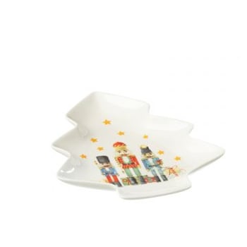 Bord boom notenkraker giftbox keramiek wit