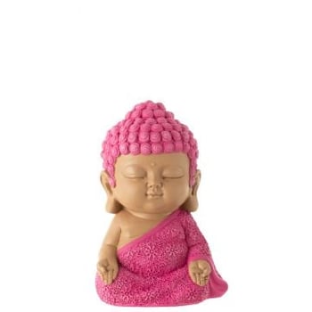 Monnik zen resin roze