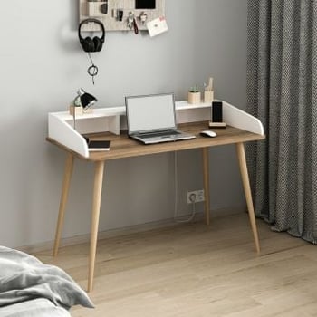 Woody bureautafel - 120x88x60 cm - Wit 