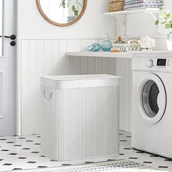 Clip-On deksel 150L opvouwbare wasmand 3 secties